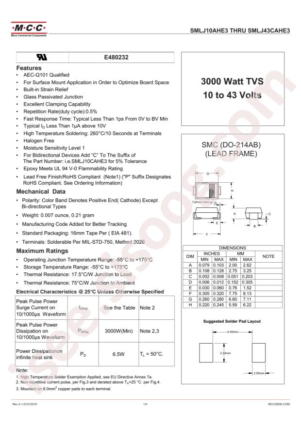 SMLJ33AHE3-TP