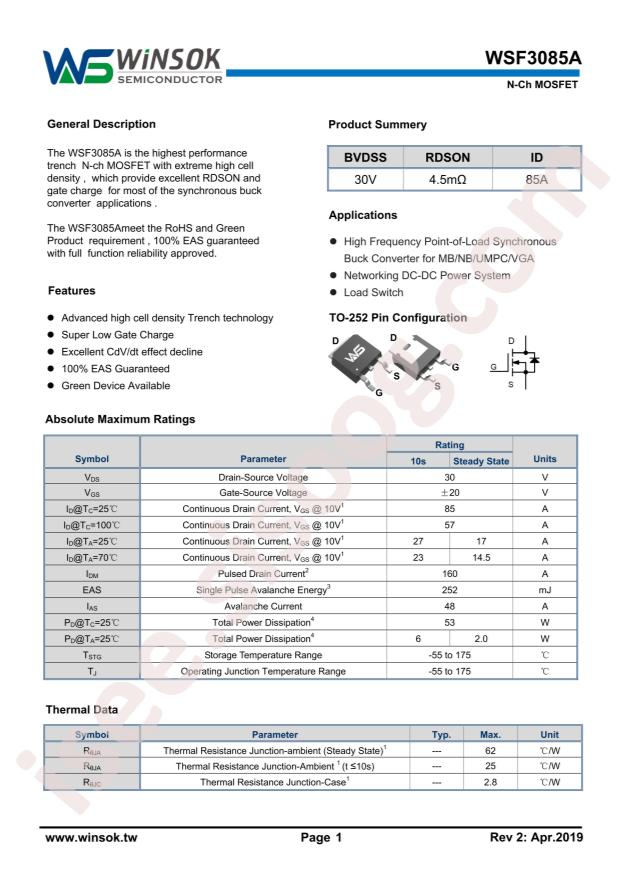 WSF3085A