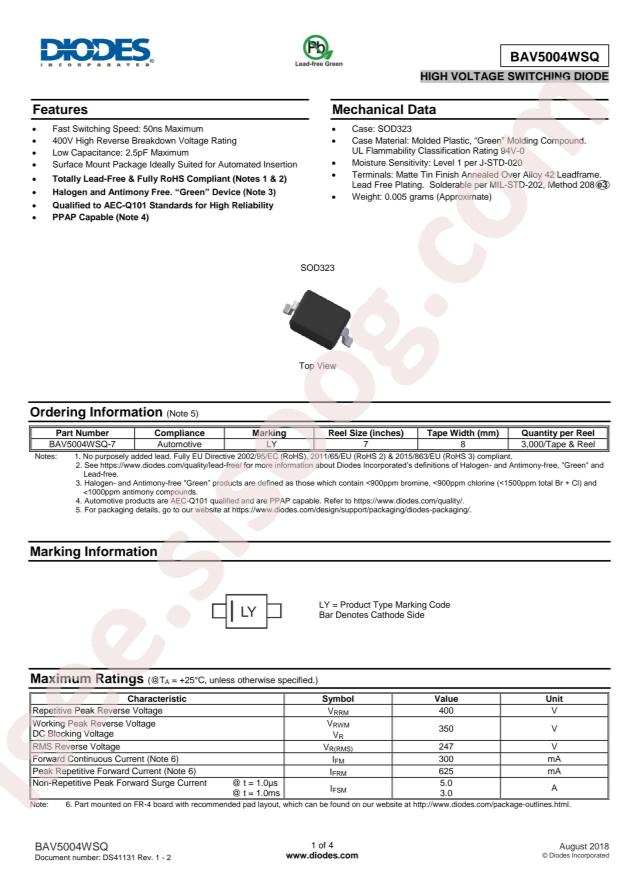 BAV5004WSQ-7