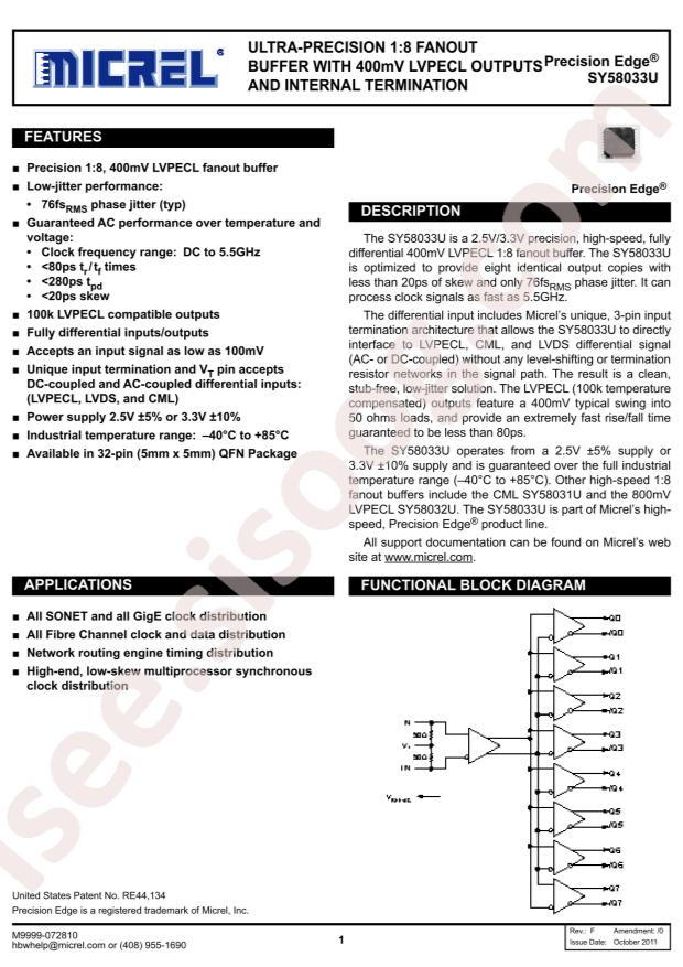 SY58033UMG-TR