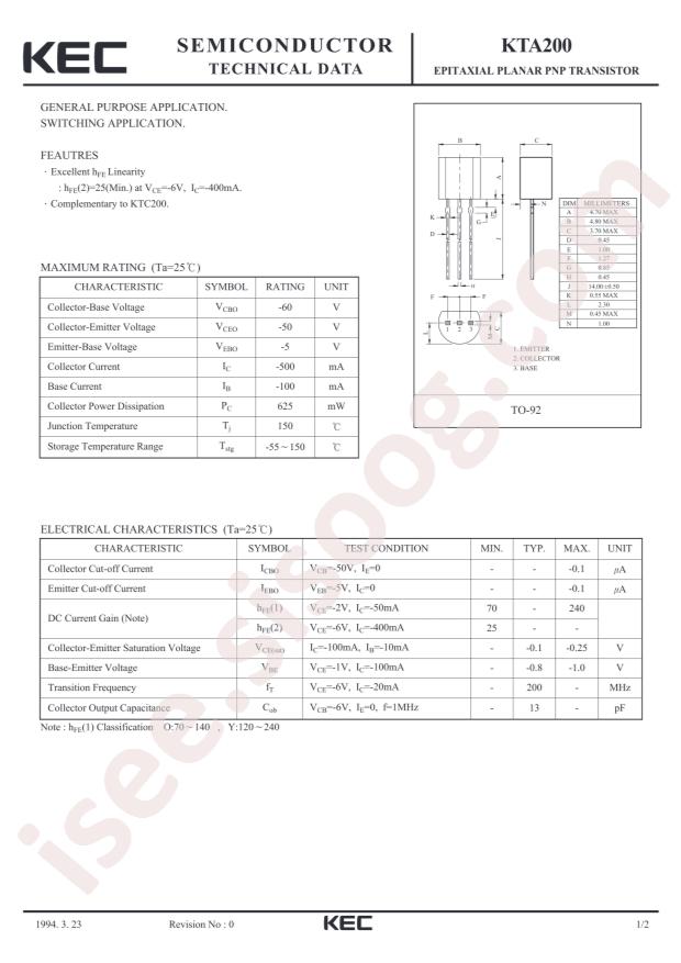 KTA200-Y-AT/P