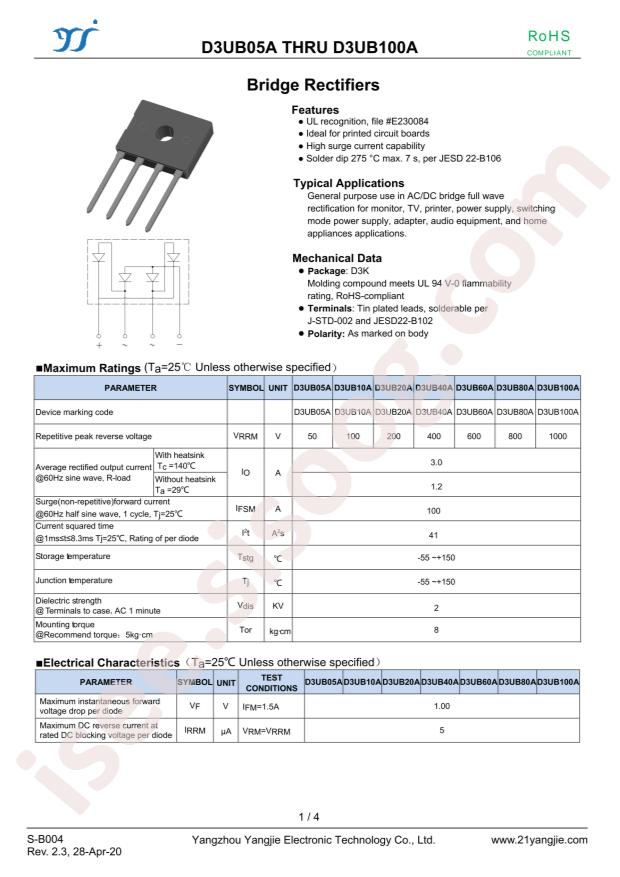 D3UB100A