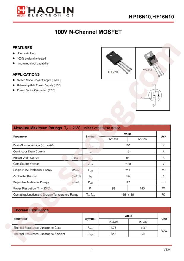 HP16N10