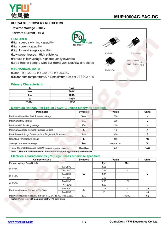 MUR1060AC