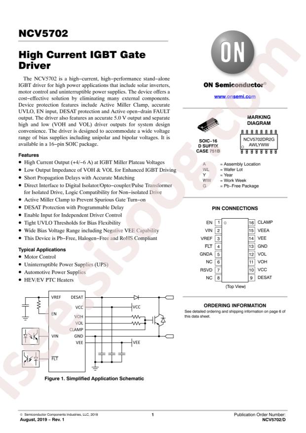 NCV5702DR2G