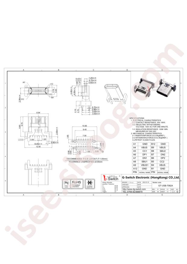 GT-USB-7082A
