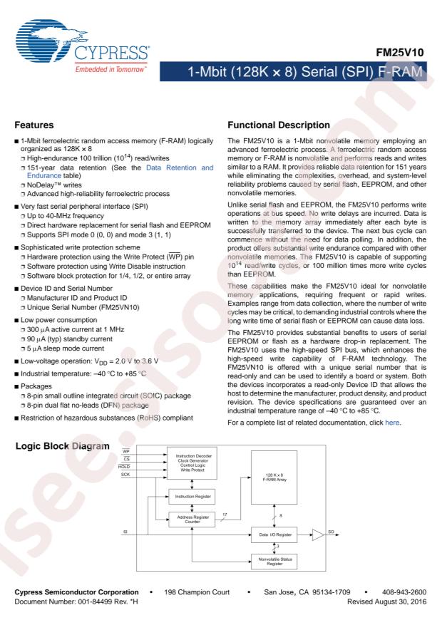 FM25V10-PG