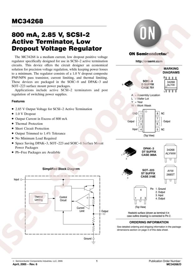 MC34268DR2G