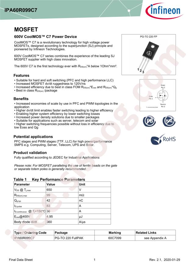 IPA60R099C7