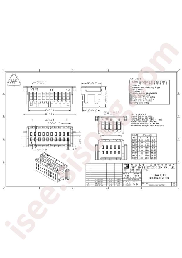 A1001HB-2X15PN0WNPN00G