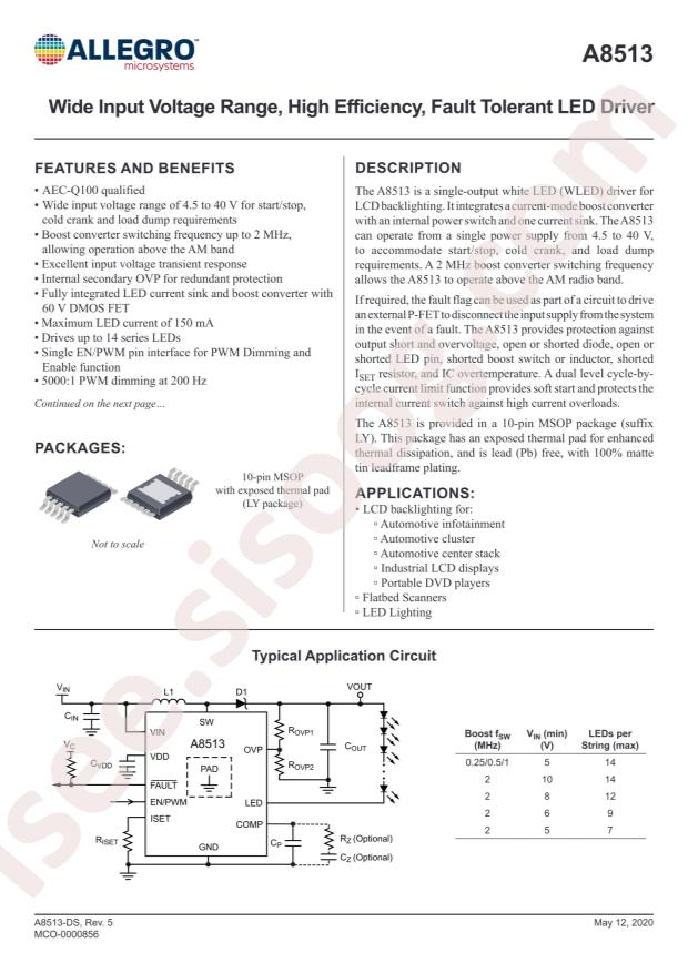 A8513KLYTR-3-T