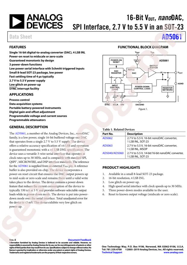 AD5061YRJZ-1REEL7