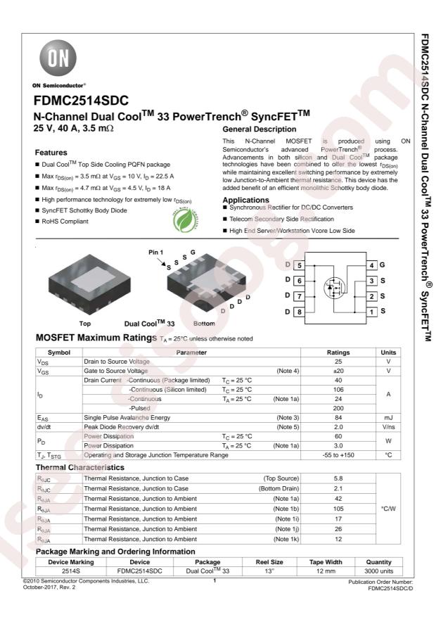 FDMC2514SDC