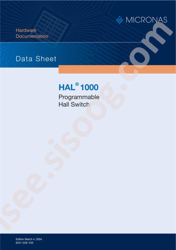 HAL1000UT-A