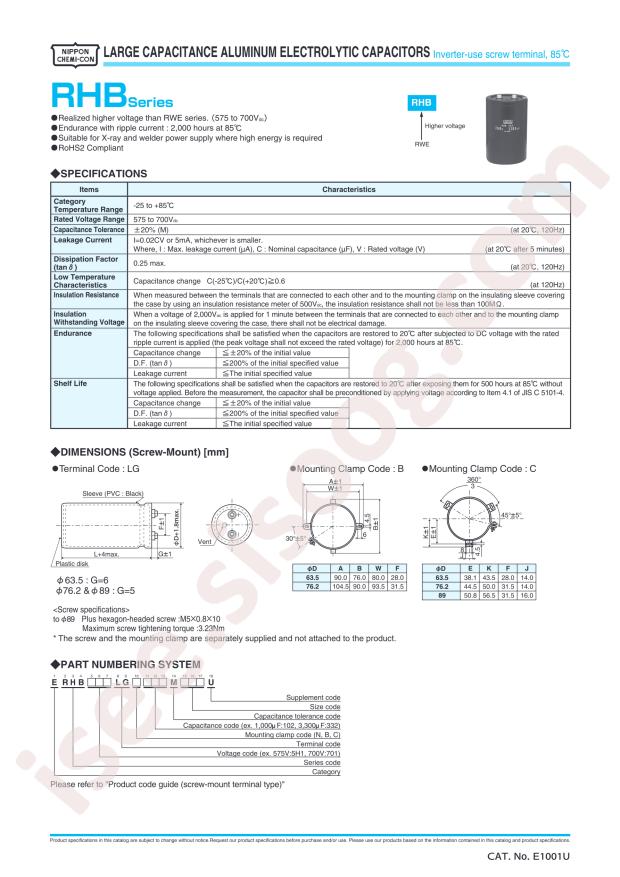 ERHB701LGC272MFD5U
