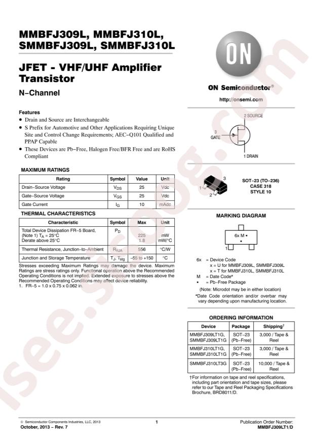 MMBFJ310LT1G