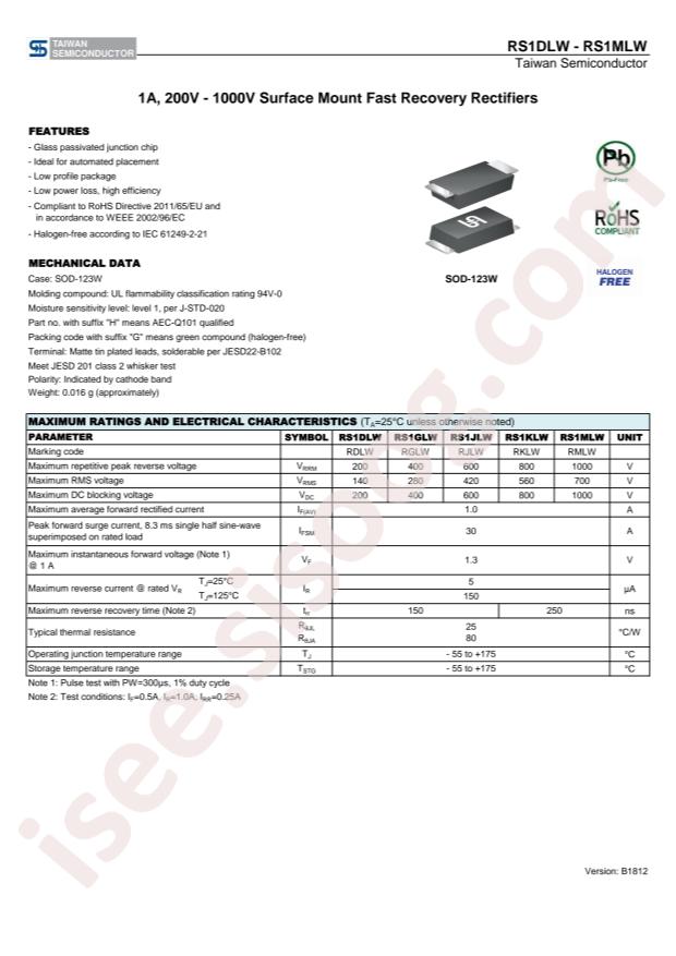 RS1MLW RVG