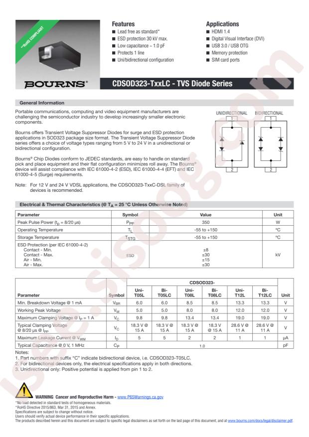 CDSOD323-T08L