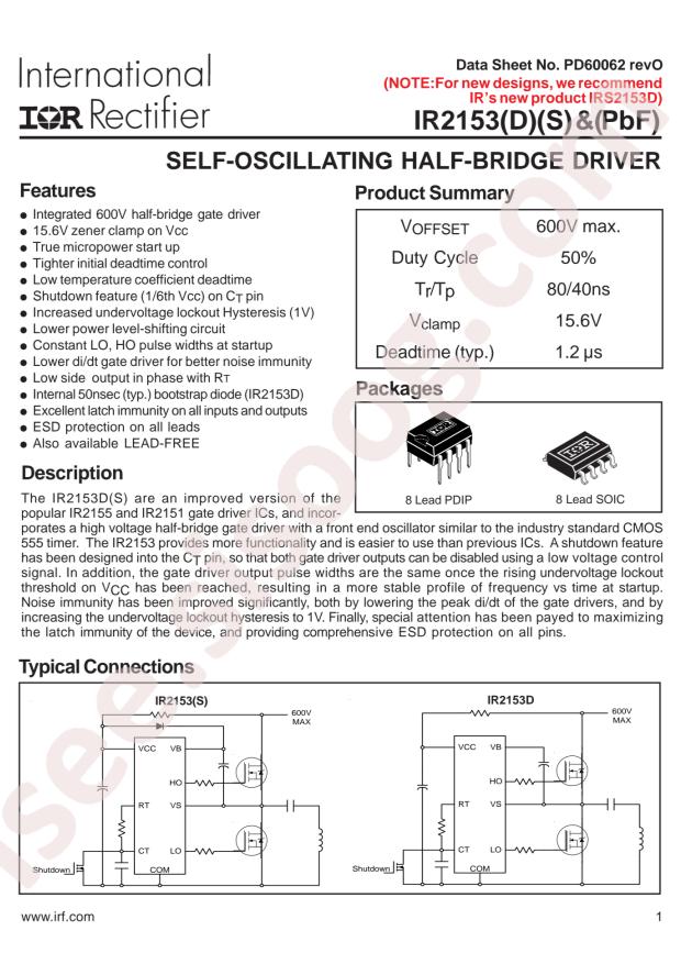 IR2153STRPBF