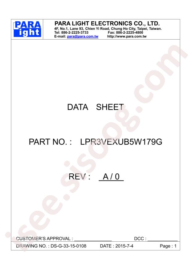 LPR3VEXUB5W179G