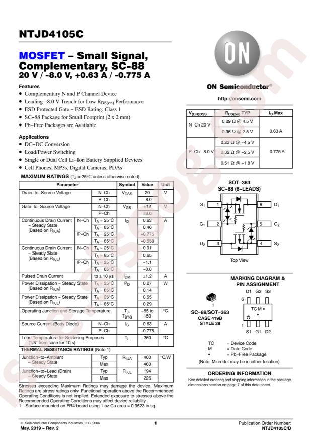NTJD4105CT2G
