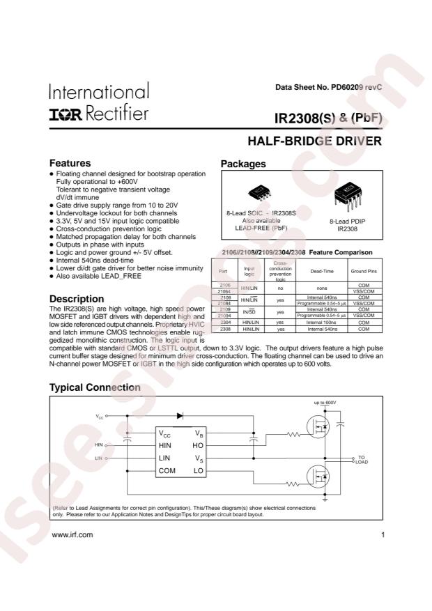 IR2308STRPBF