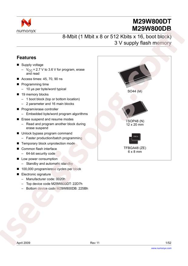 micron M29W800DB70M6