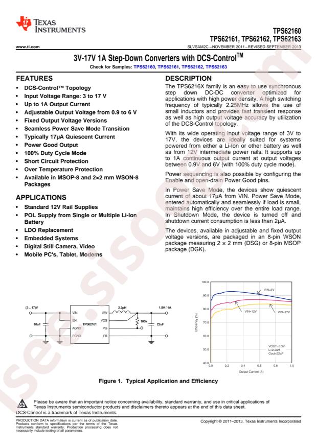 TPS62162DSGR