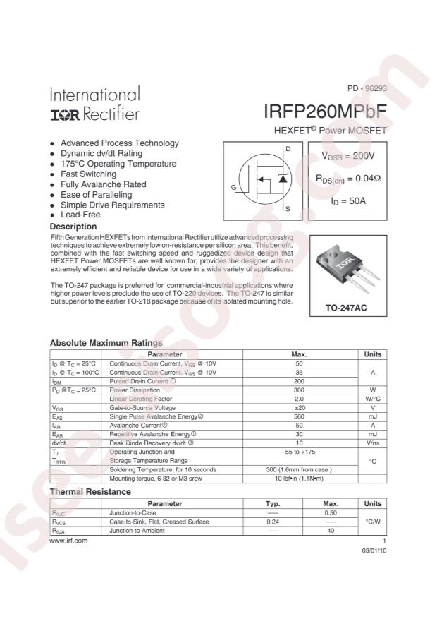 IRFP260MPBF