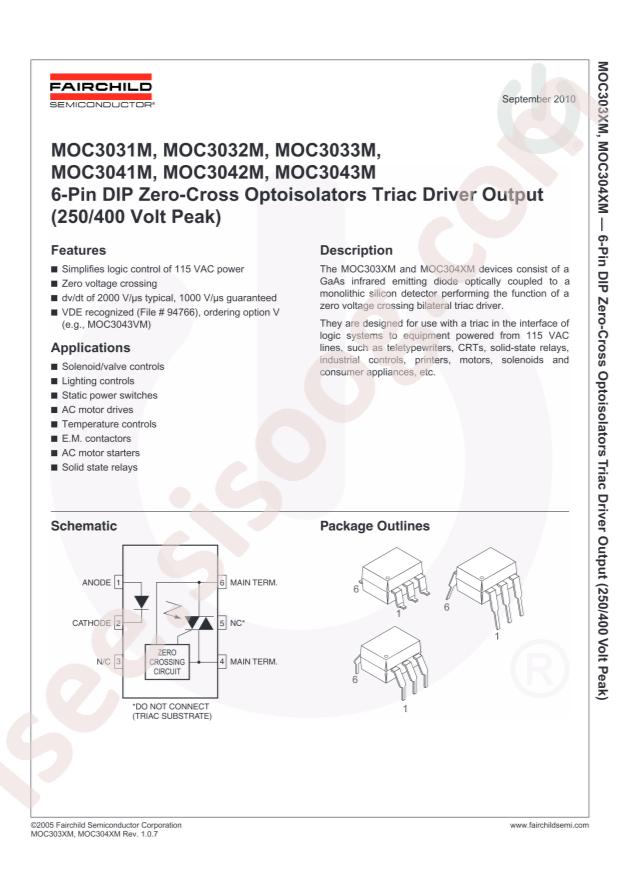 MOC3043SR2M