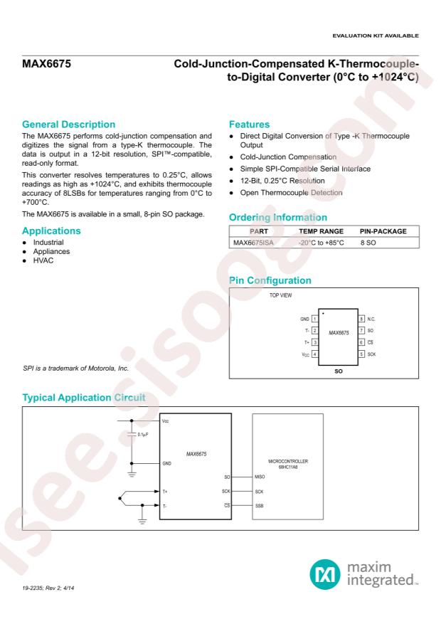 MAX6675ISA+T