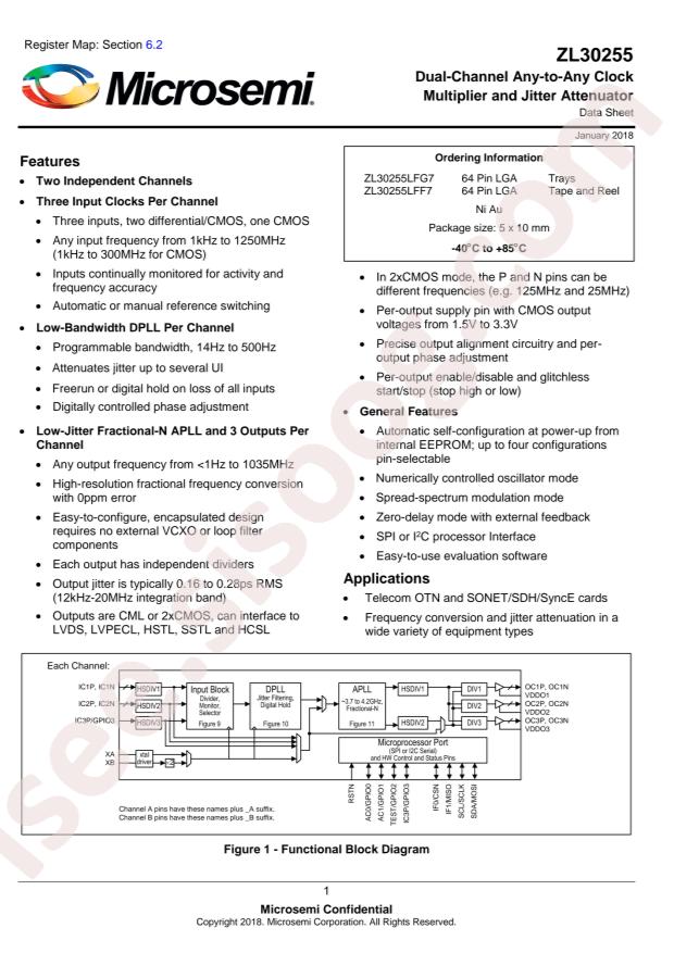 ZL30255LFG7