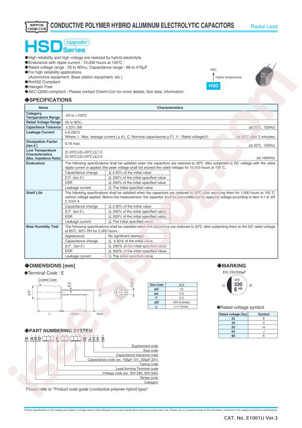HHSD500ELL121MJC5S