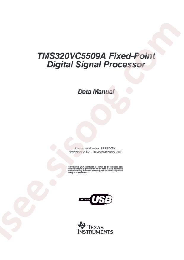 TMS320VC5509AZAY