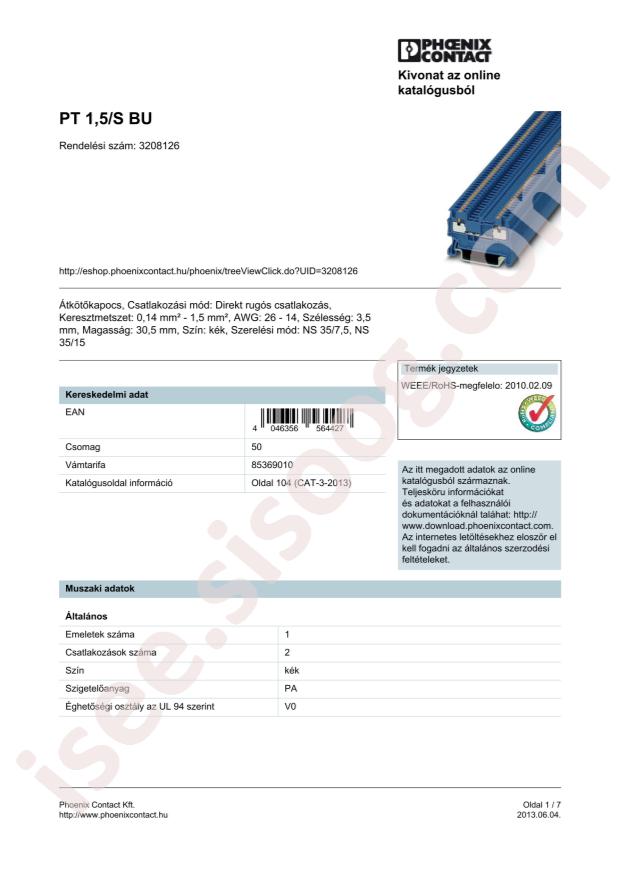 PT 1,5/S BU 3208126