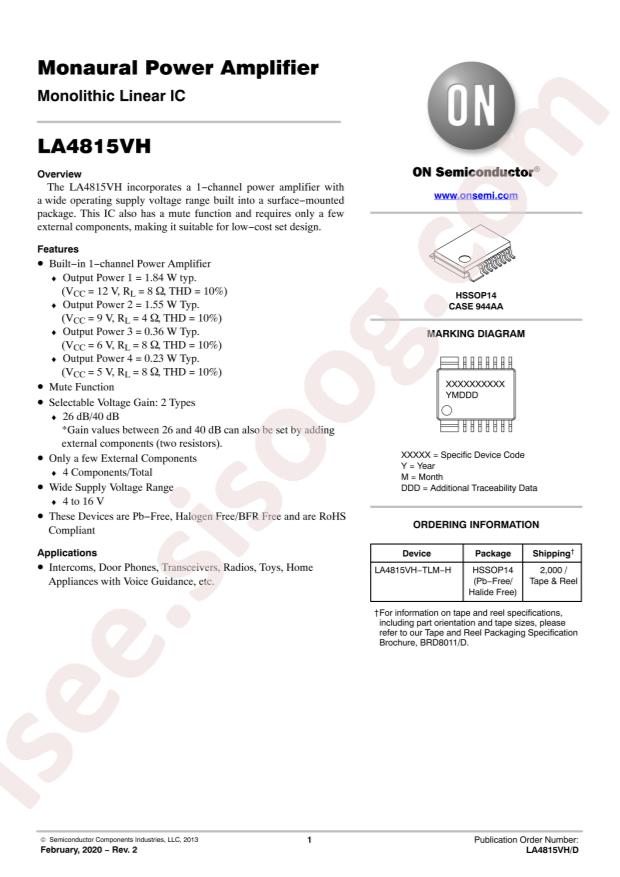 LA4815VH-TLM-H