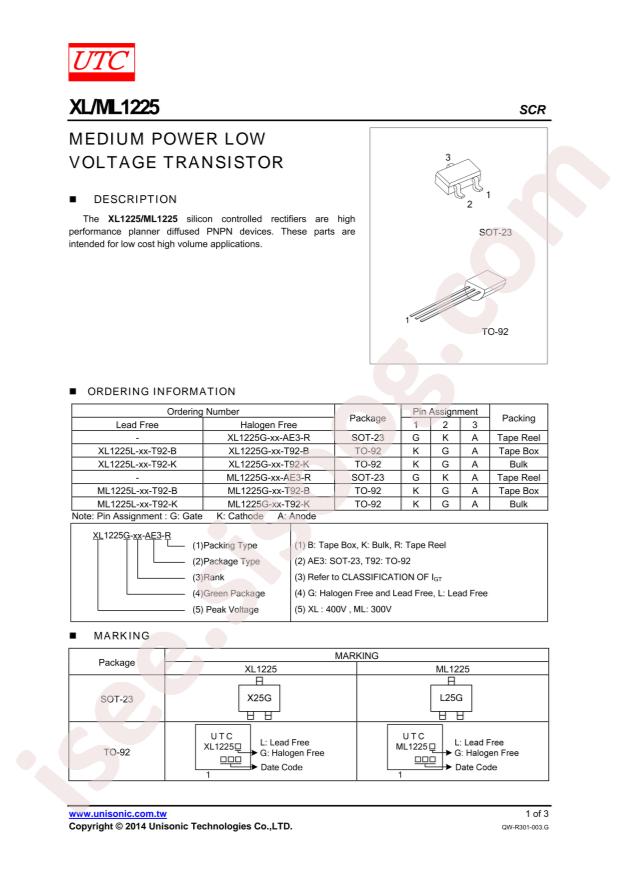 XL1225G-AC-AE3-R