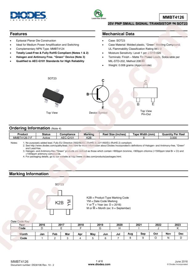 MMBT4126-7-F