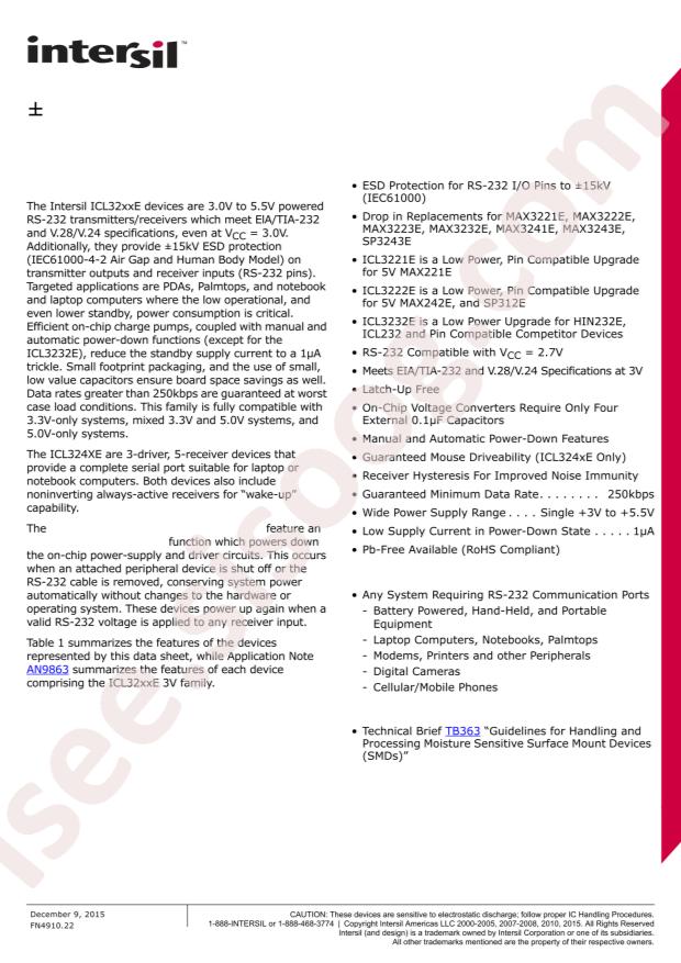 ICL3221ECVZ-T