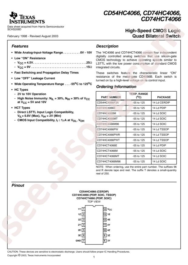CD54HC4066F3A