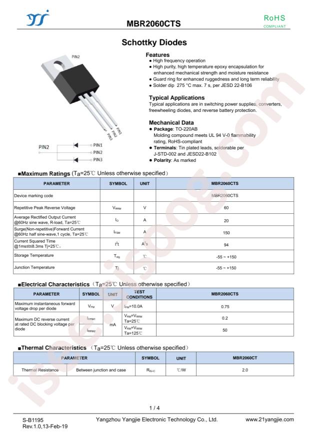MBR2060CTS
