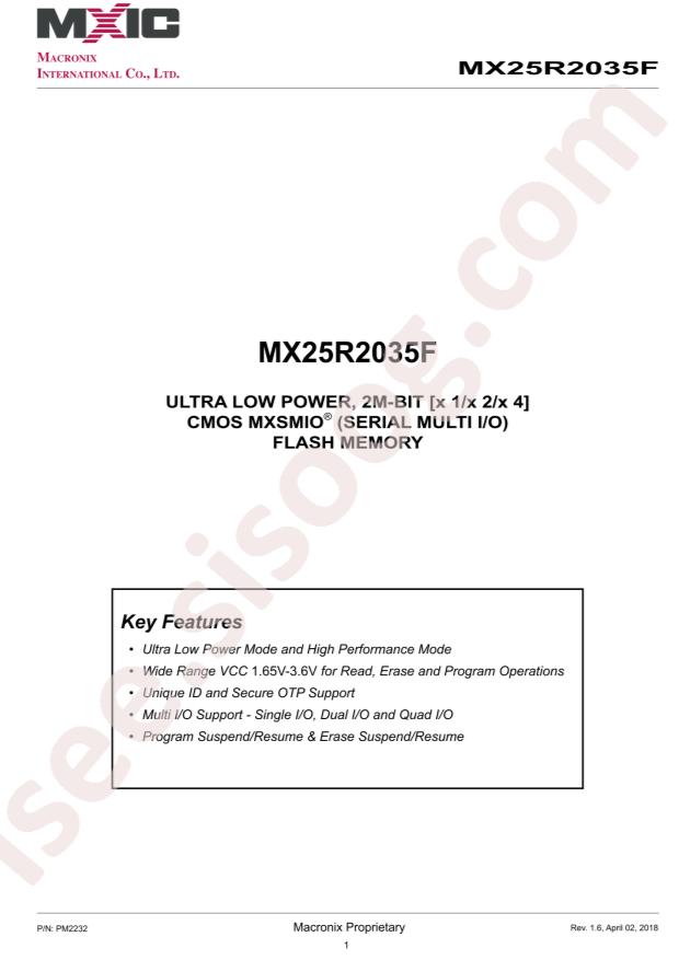 MX25R2035FZUIH0