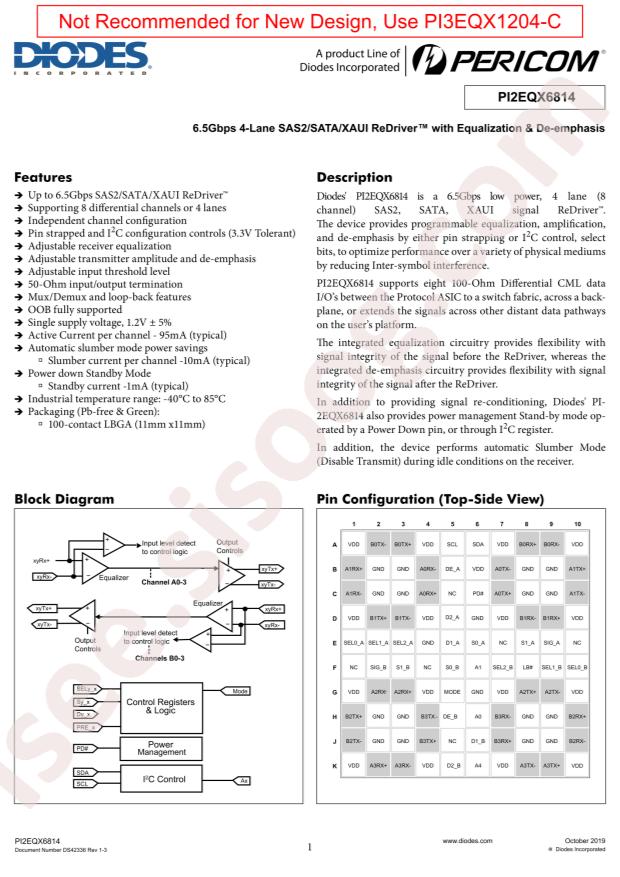 PI2EQX6814NJEX