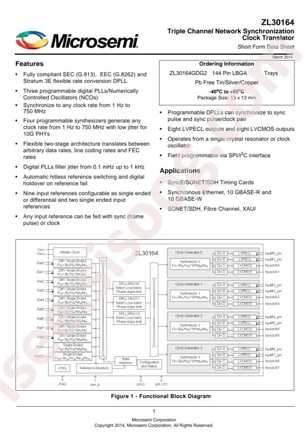 ZL30164GDG2