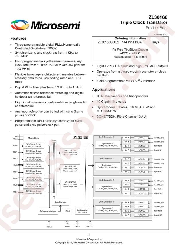 ZL30166GDG2