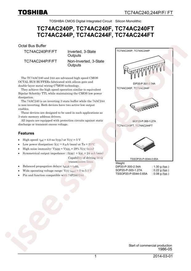 TC74AC244F(EL,F)