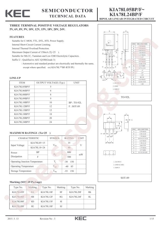 KIA78L06F-RTF/P