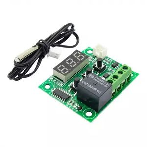 ماژول ترموستات دیجیتال XH-W1209 دارای نمایشگر و کلید های کنترلی
