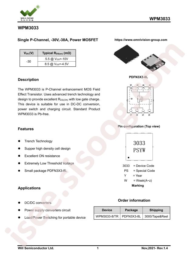 WPM3033-8/TR