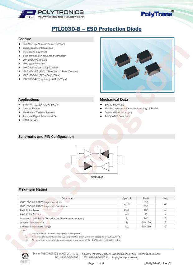PTLC03D-B